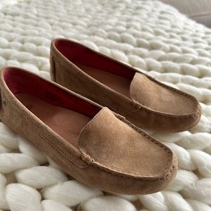 6.5 leather UGG loafers